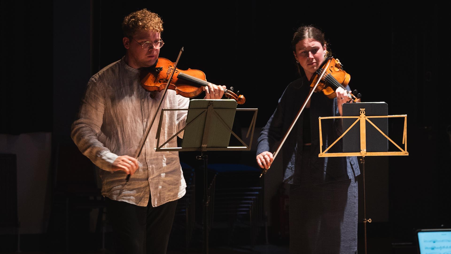 Two violinists