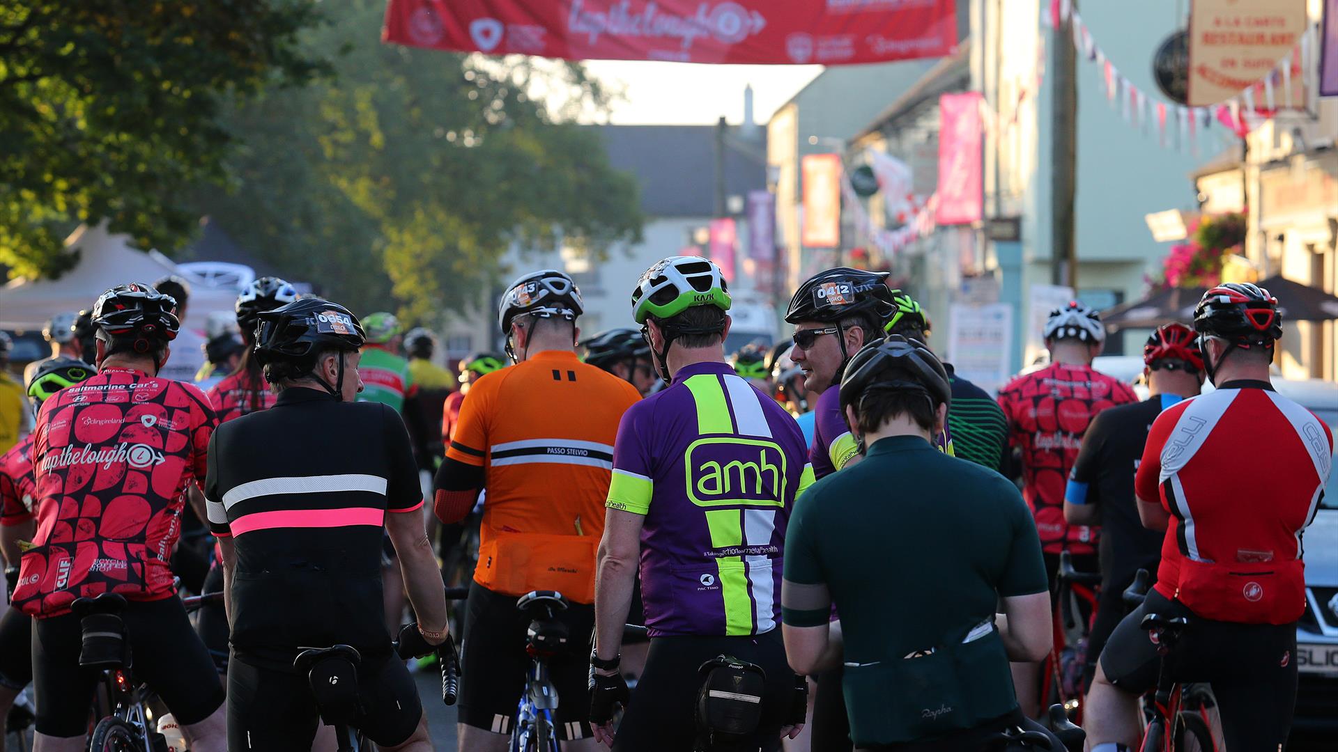 Start line at Lap the Lough, Moy co. Tyrone