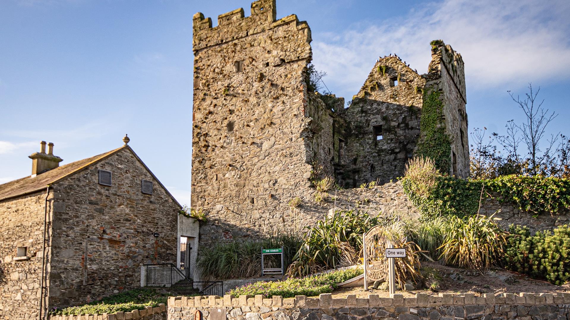 Portaferry Castle, view from the road