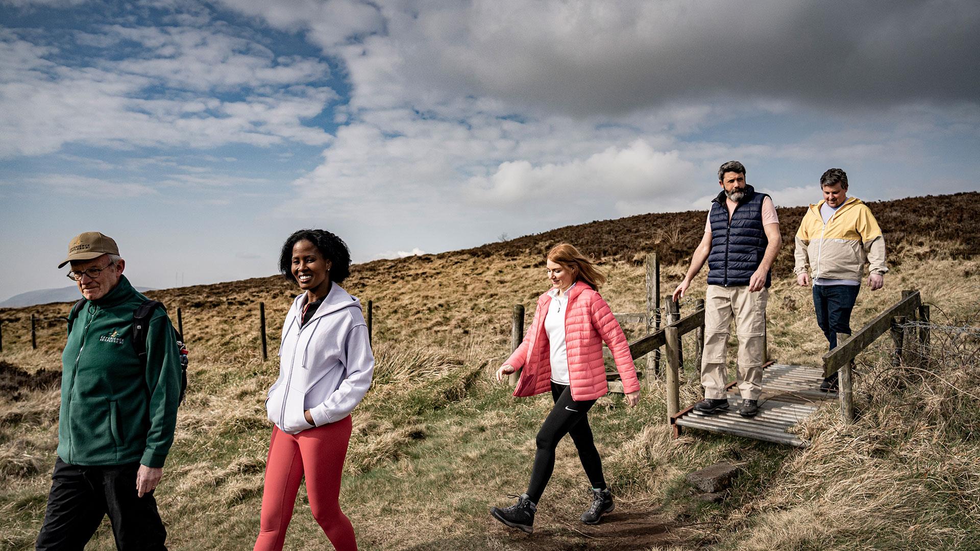 Group enjoying the Cavehill Walking Tour with Experience and Explore