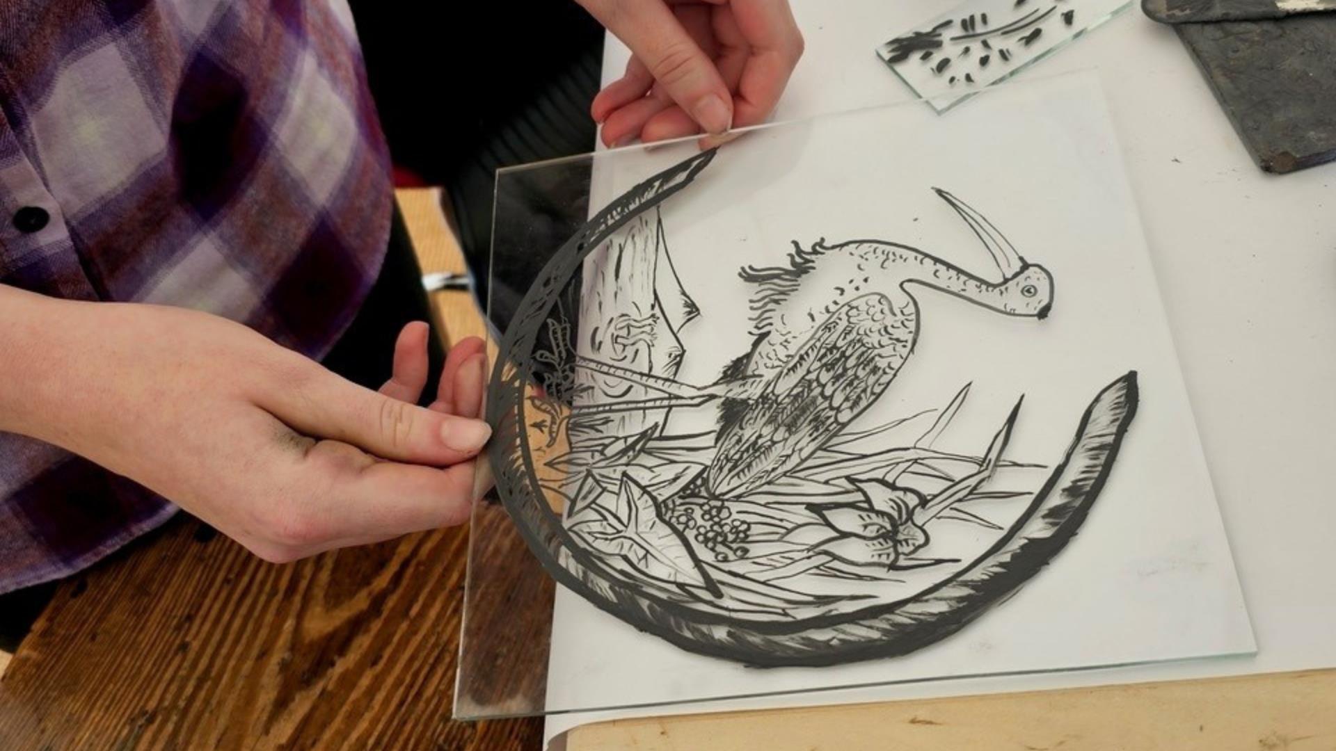 Discover the art of traditional stained glass painting in a relaxed, hands-on session at the Ulster Folk Museum.