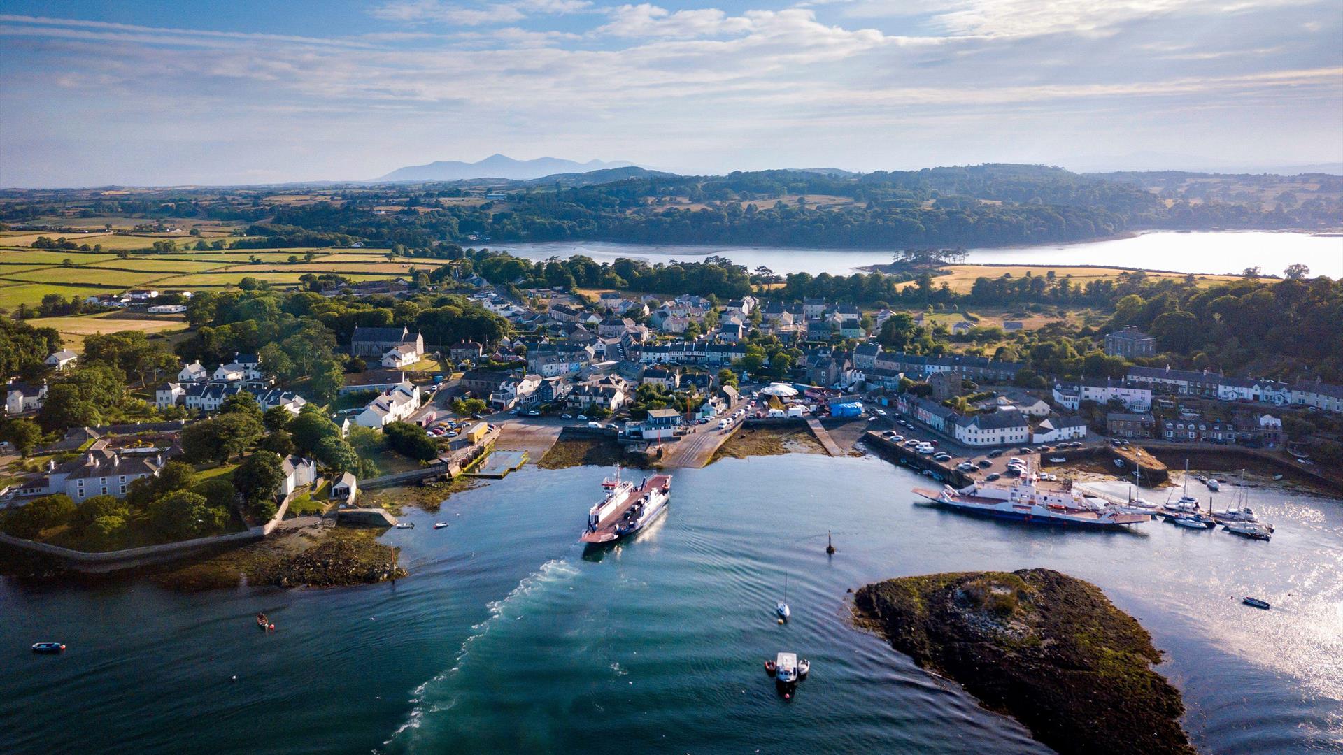 Strangford Village - Aerial Shot