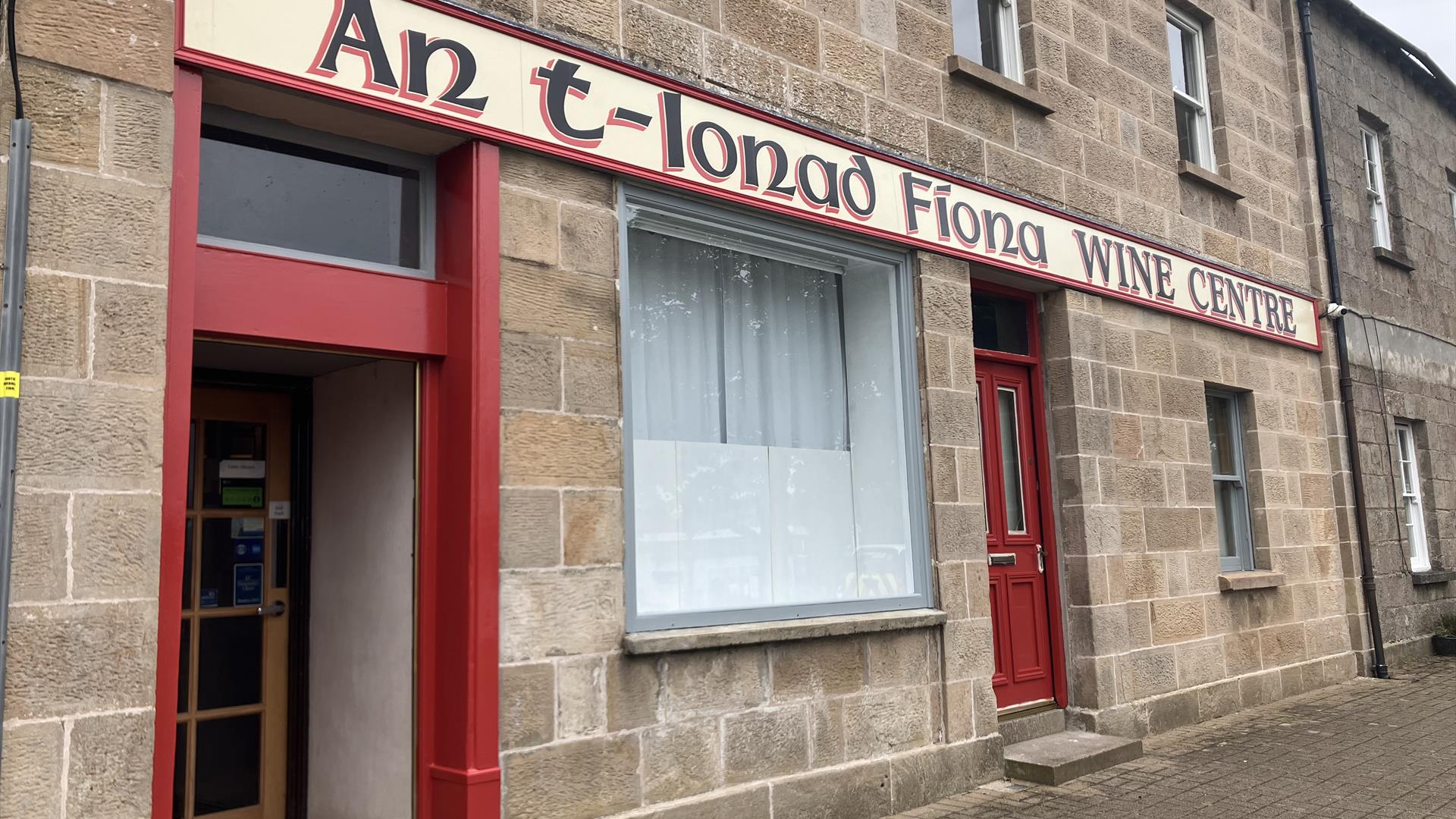 Image of the Wine Centre a shop on Draperstown Top Row