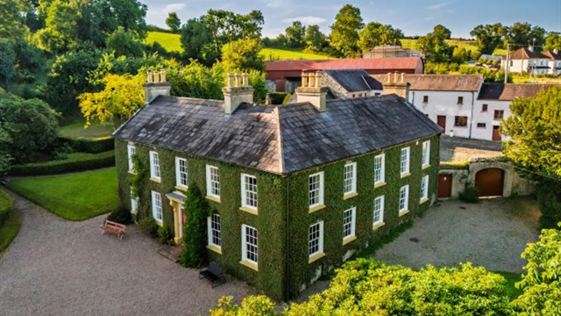 Aerial view of Tullymurry House