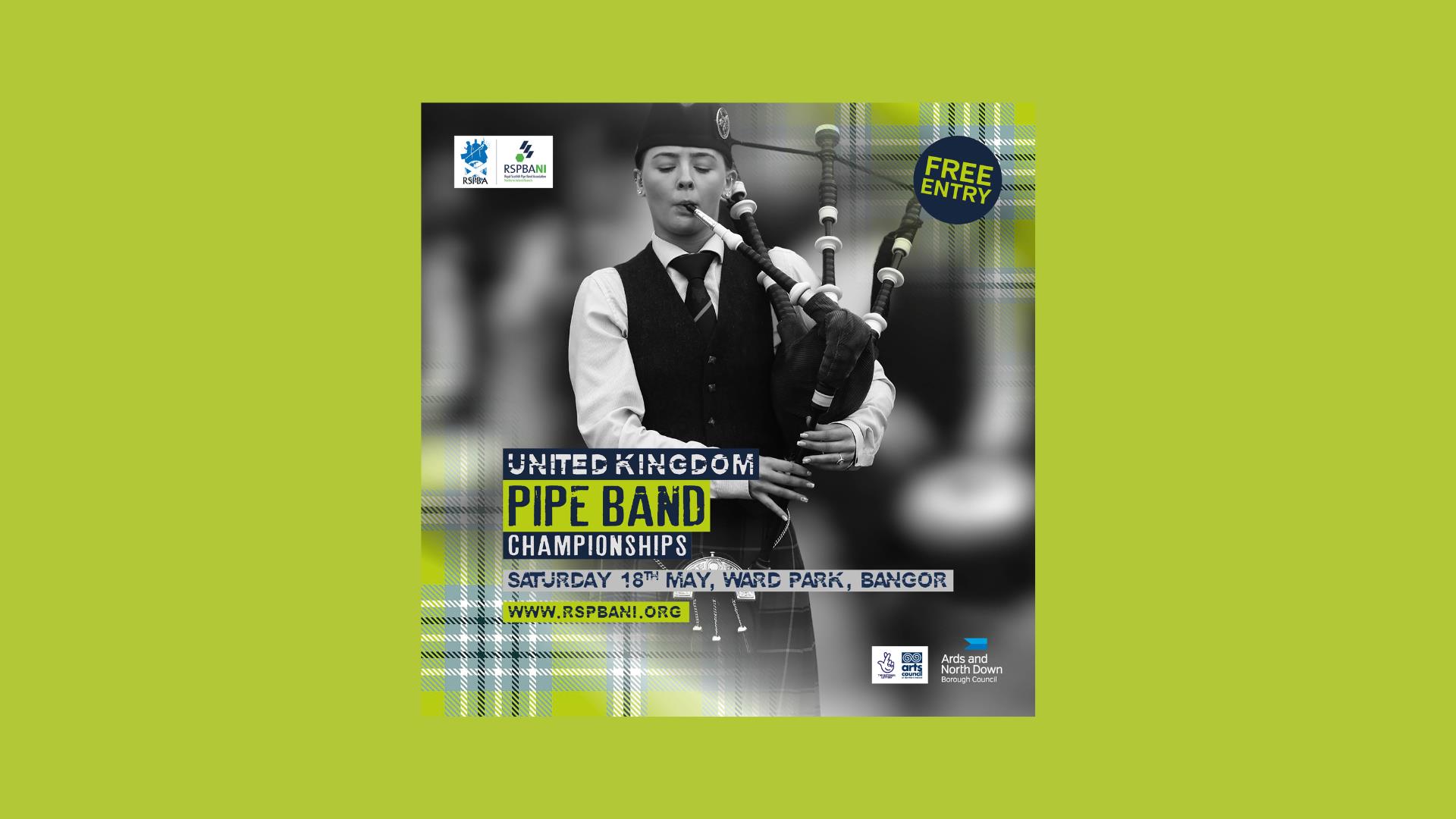UK Pipe Band Championships 2024 promotional graphic
