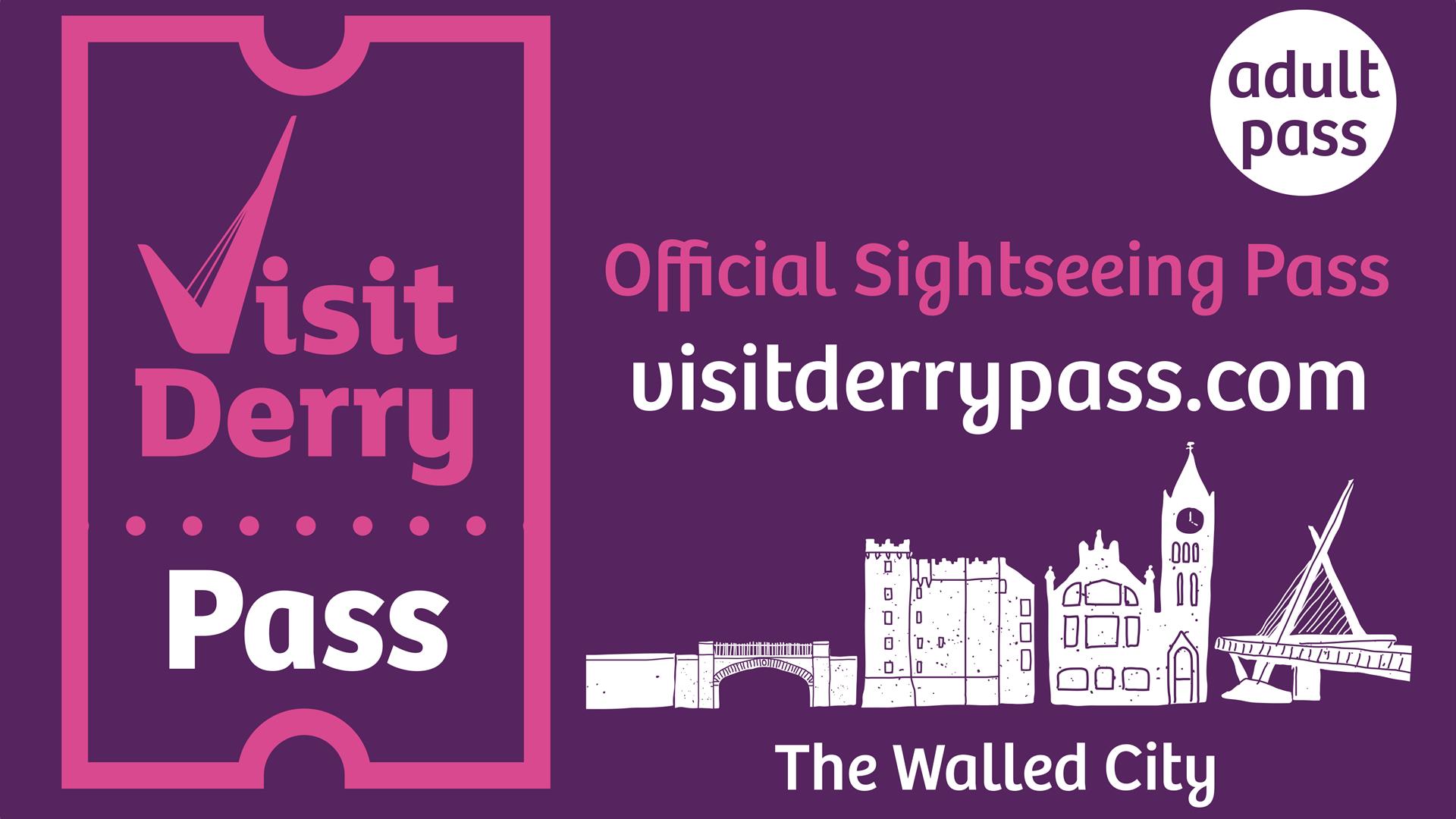 image of Visit Derry sightseeing ticket.