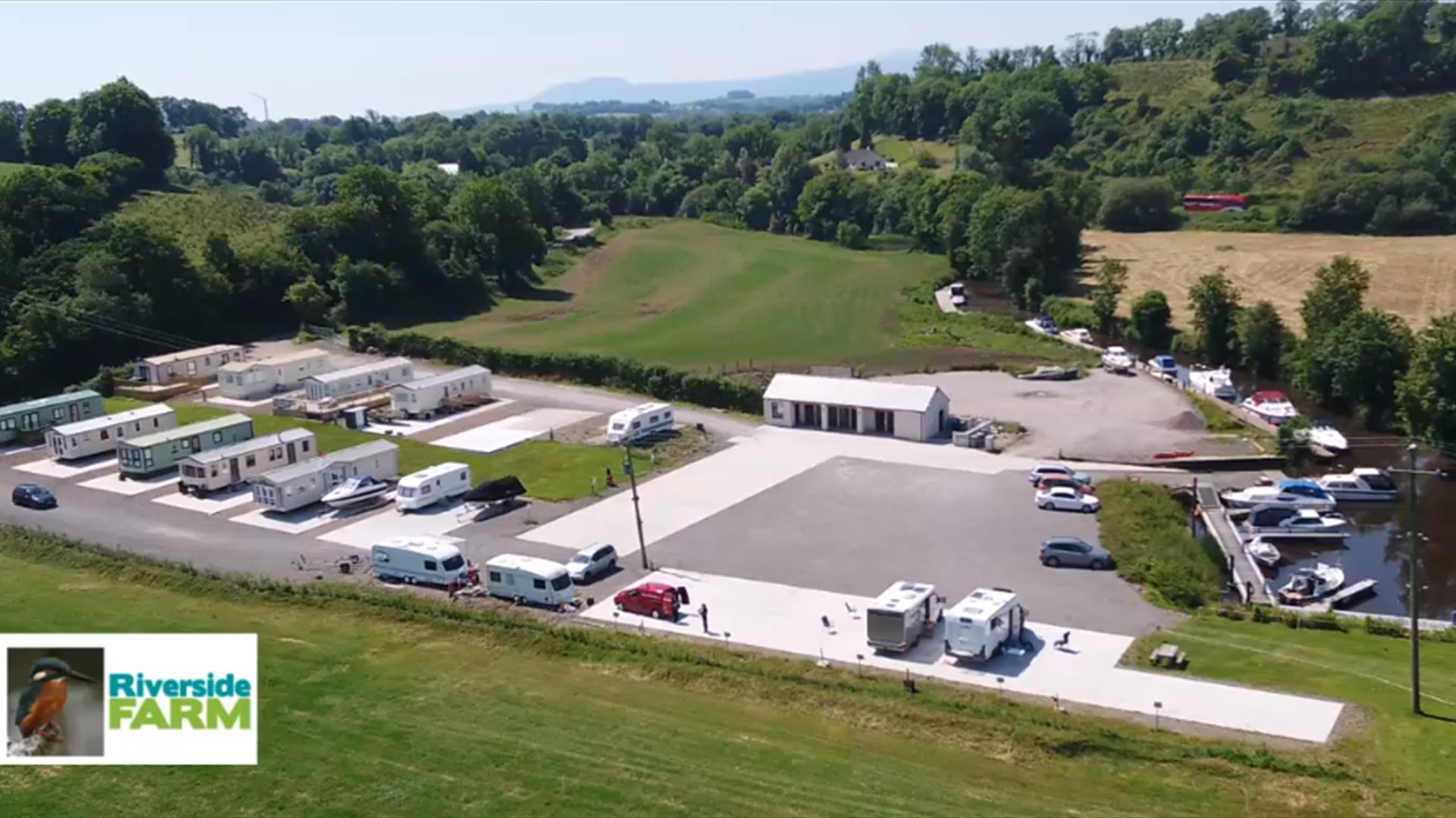 Aerial image of Riverside Farm Marina and Caravan Park