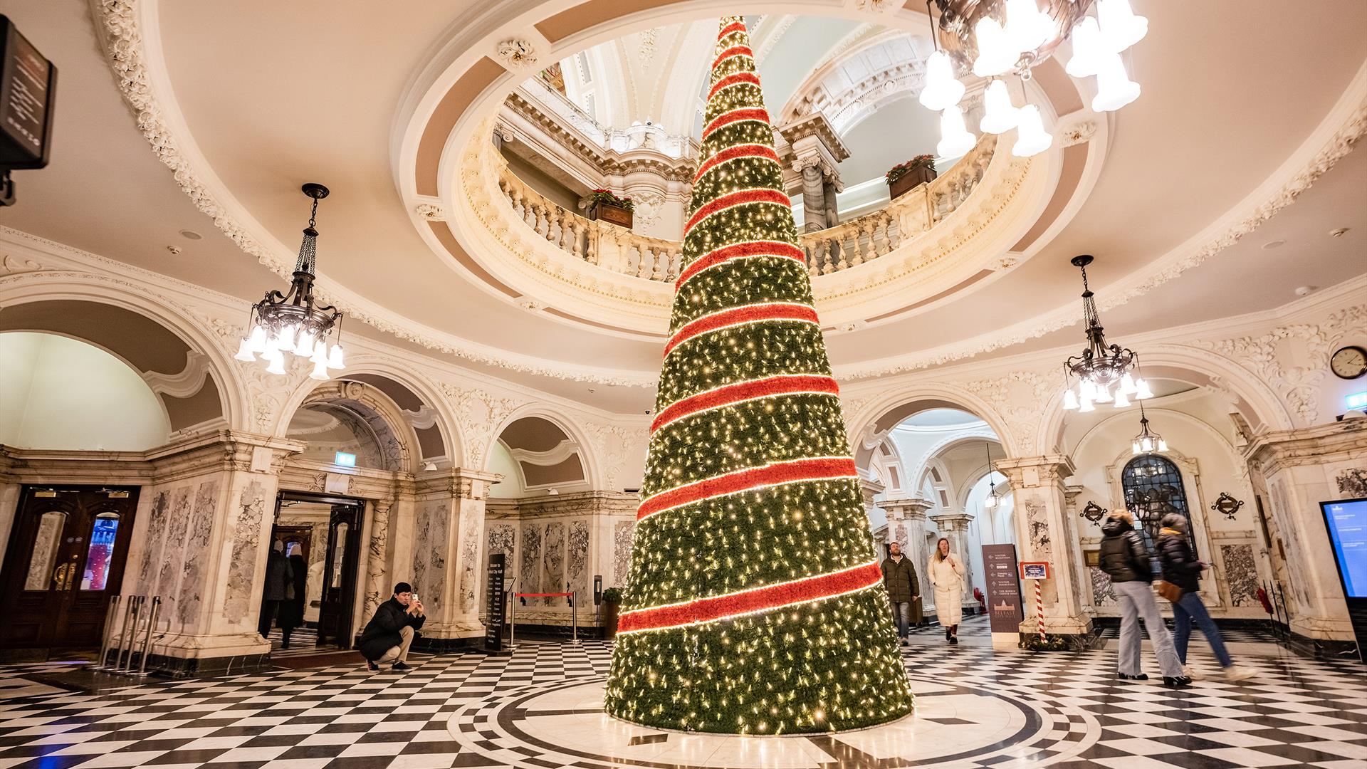 Christmas has arrived at Belfast city hall