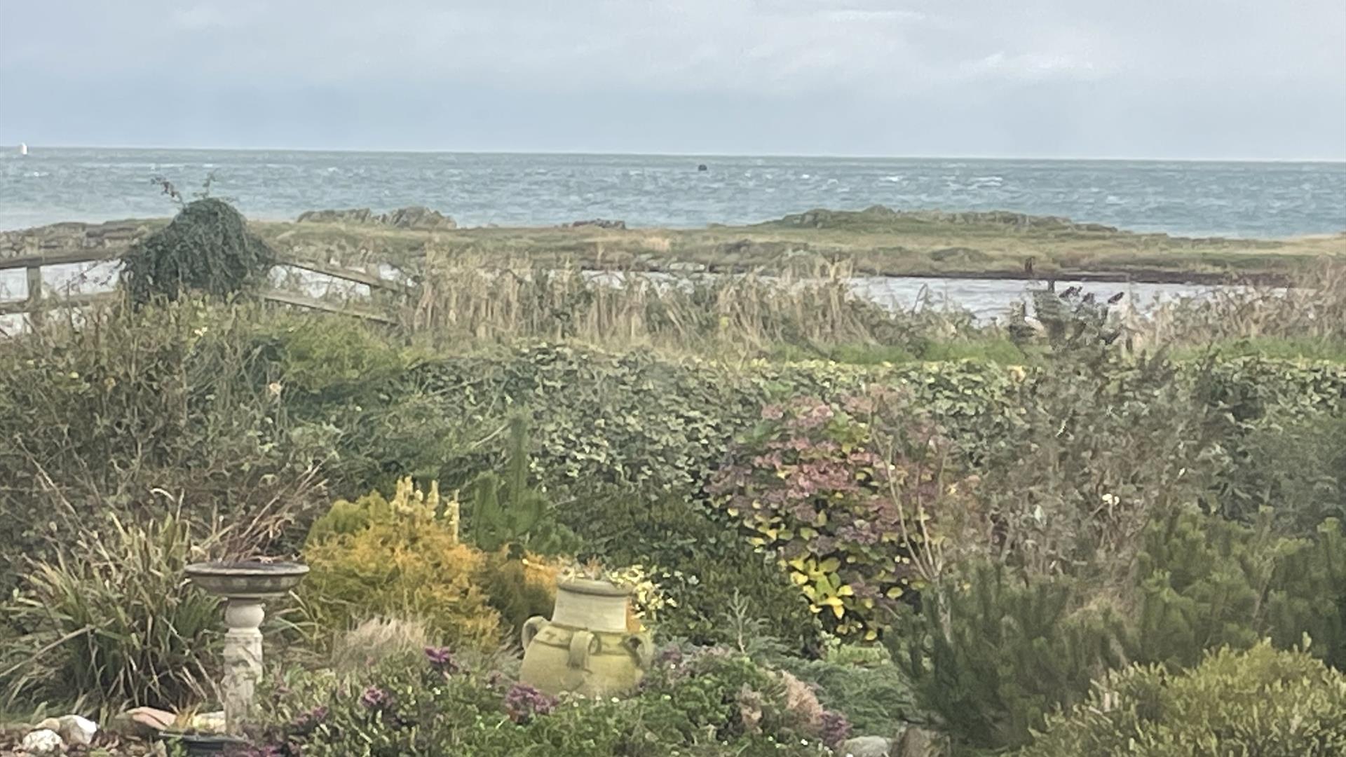 View from 'Room with a view' & front garden of whole property.