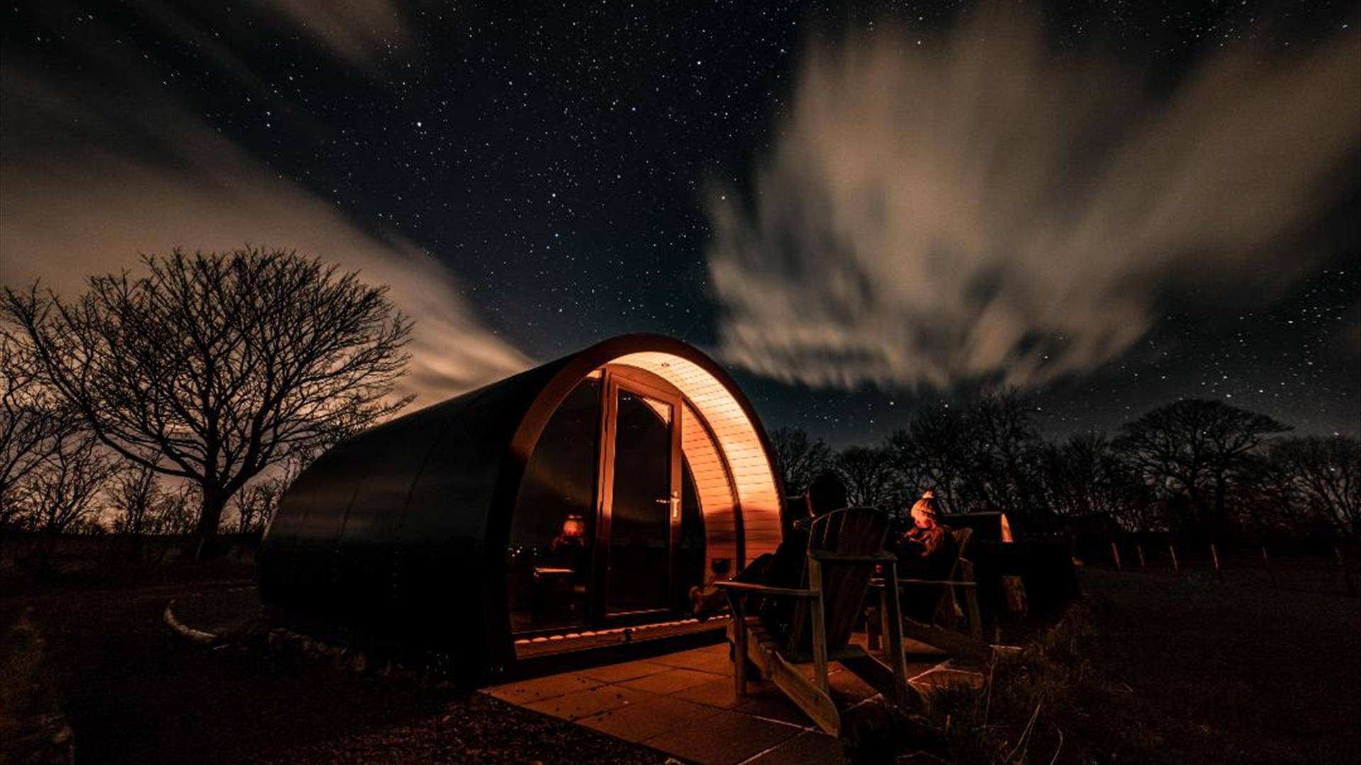 Black Knowe, Luxury Glamping, Ballycastle