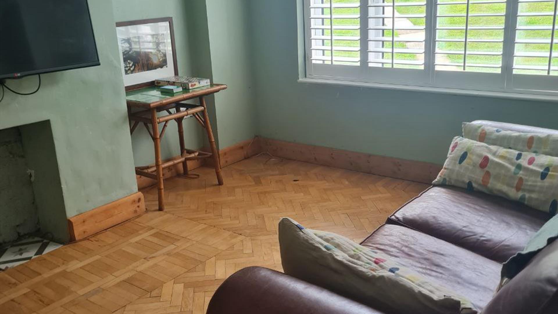 interior of living area at The Little Cottage Ballycastle