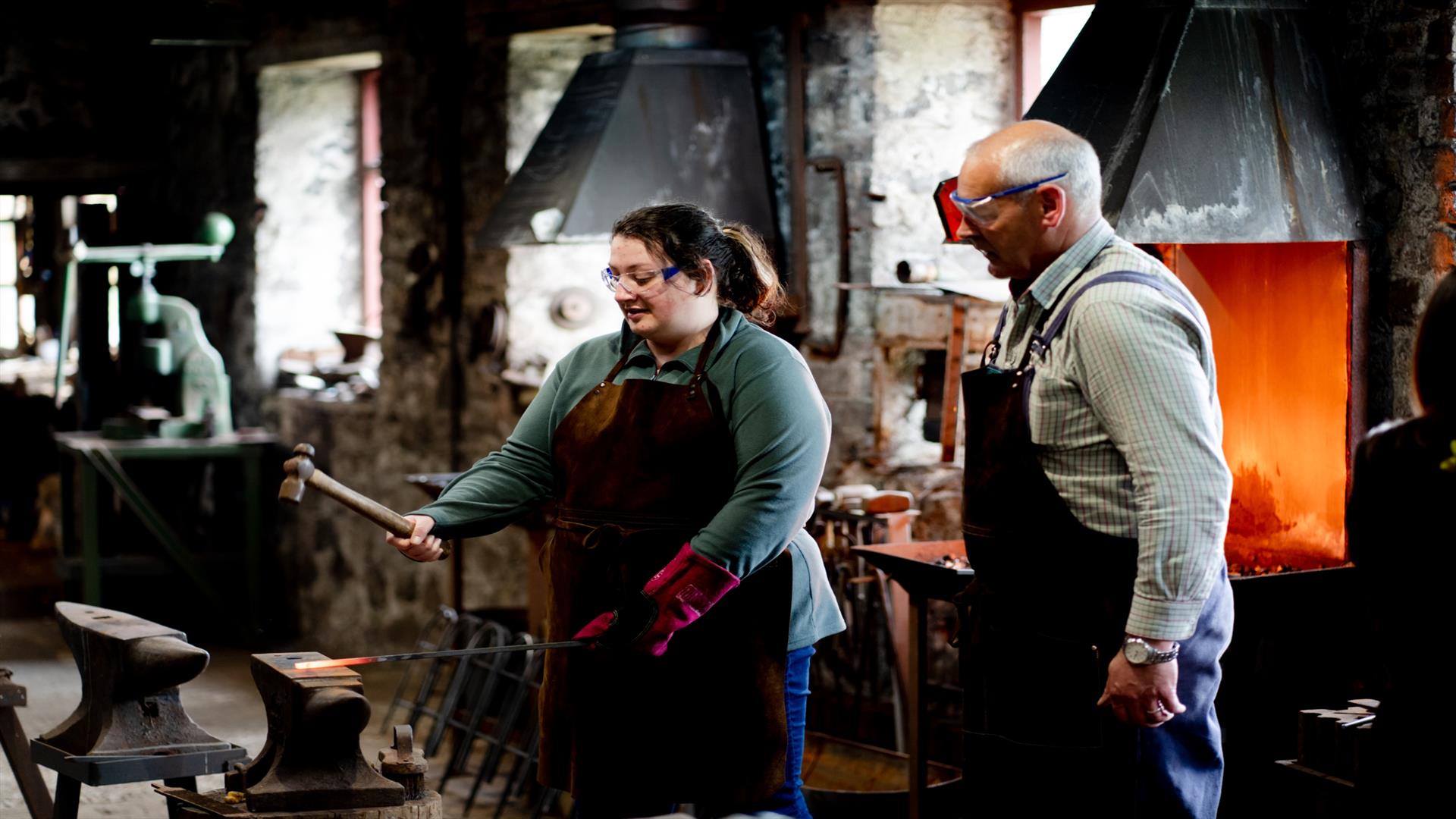 Blacksmithing at Patterson's Spade Mill