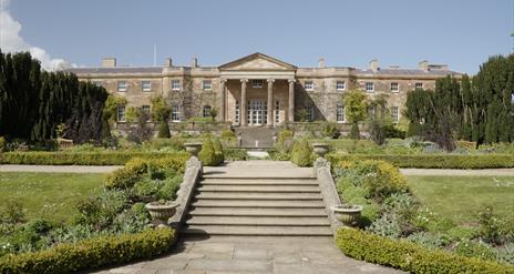 A view of South Lawn side of Hillsborough Castle and Gardens