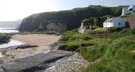 A picture of Ballintoy Beach Cottage situated on secret beach.