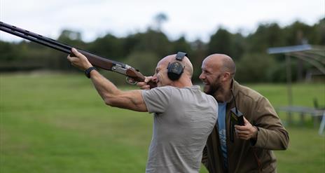 Clay pigeon shooting