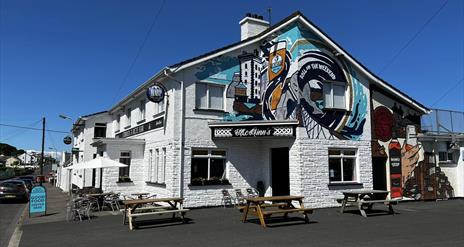 murals featuring Rockshore & Bushmills whiskey