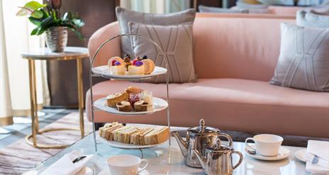 Afternoon tea at The Fitzwilliam Hotel Belfast.