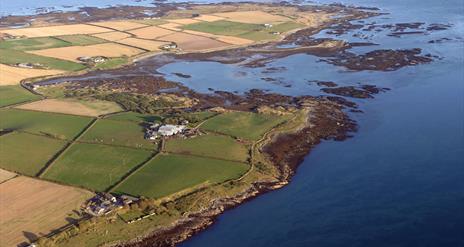 arial photo of part of the lough