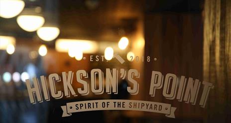 Branded mirror saying Hickson's Point