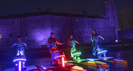 Hydrobikes at Enniskillen Castle