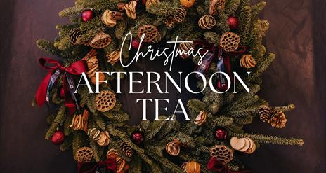 An elegant Christmas afternoon tea