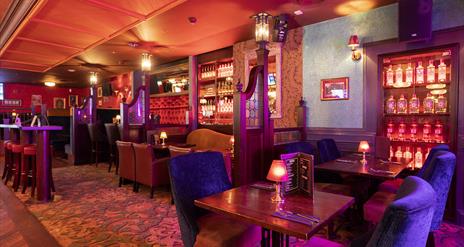 The restaurant area in Time Bar and restaurant, Cookstown