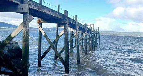 Wooden pier