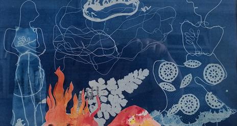 I heard the footfall of the flower spring...