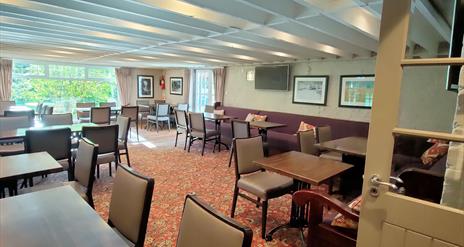 interior of McAleese Room at Brown Trout Country Inn