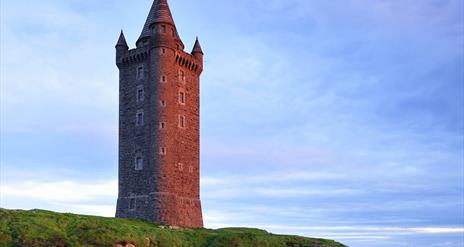 Scrabo Tower at dusk