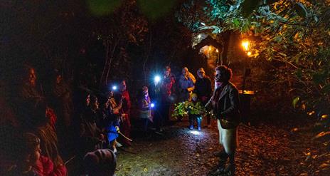 Storytelling in Slieve Gullion Forest Park at Footsteps in the Forest.