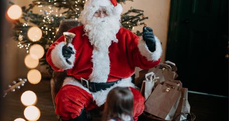 Experience a magical visit with Santa in the Ulster Folk Museum
