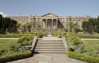 A view of South Lawn side of Hillsborough Castle and Gardens