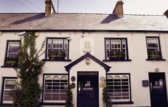 Photo of restaurant front entrance outside