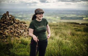 Cathy ONeill, tour guide of The Emigrants Walk experience