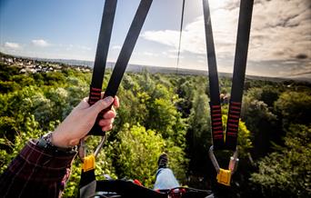 River Rapid, Ireland's longest zipline. Available to book at Colin Glen.