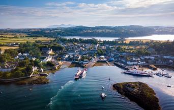Strangford Village - Aerial Shot