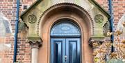 Original wooden front door
