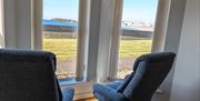 Views from front window over Ramore Head