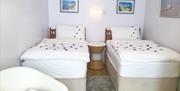 twin room at Bushmills Porthole Cottage