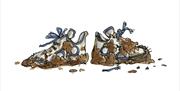 © Quentin Blake 2023. All rights reserved. Quentin Blake artwork of muddy boots.