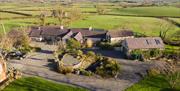 Birds eye view of accommodation