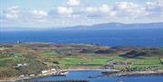 Aerial view of Rathlin Island