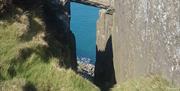 Grey mans path view along the Fairhead walk