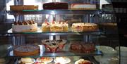 Cakes and desserts fridge