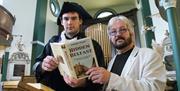 Pictured is Thomas McCabe who opposed the formation of the Belfast Slave Ship Company with author and historian, Raymond O'Regan