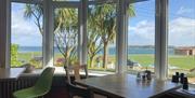 Restaurant/dining area overlooking Ballyholme Bay