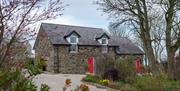 View of front of The Barn @ BallyCairn from entrance driveway