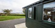 Exterior of Seal Cabin located on the shores of Strangford Lough