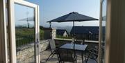 Image of garden furniture on the balcony